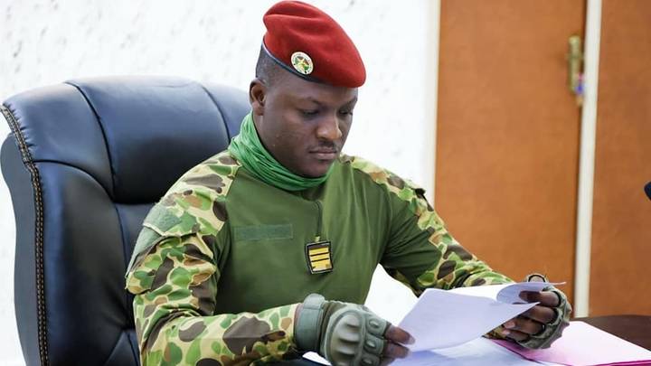 Le président de transition du Burkina Faso, le capitaine Ibrahim Traoré. Photo : Présidence Faso